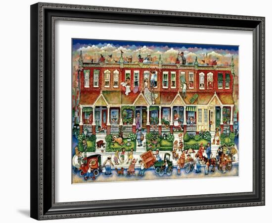 Row Houses-Bill Bell-Framed Giclee Print