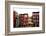 Row of Brick Houses in Boston Historical North End-elenathewise-Framed Photographic Print