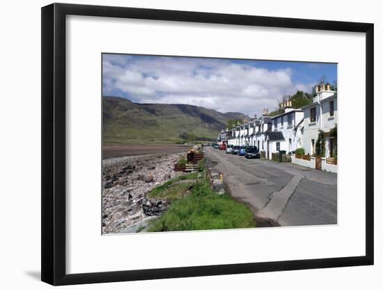 Row of Cottages, Applecross Peninsula, Highland, Scotland-Peter Thompson-Framed Photographic Print