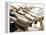 Row of Dumbbells-null-Framed Premier Image Canvas