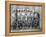 Row of Female Tennis Players in Matching Outfits-null-Framed Stretched Canvas