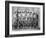 Row of Female Tennis Players in Matching Outfits-null-Framed Photo