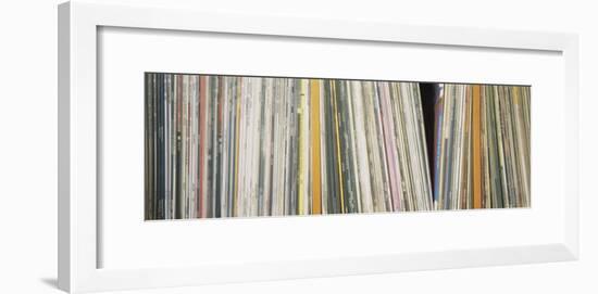 Row of Music Records, Germany-null-Framed Photographic Print