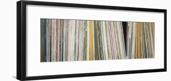 Row of Music Records, Germany-null-Framed Photographic Print