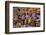 Row of Offerings at Pura Samuan Tiga Temple, Bedulu, Bali, Indonesia-Jaynes Gallery-Framed Photographic Print