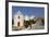 Row of Old Windmills on Pitiki Hill Below Panteli Castle, Greek Islands-Nick Upton-Framed Photographic Print