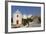 Row of Old Windmills on Pitiki Hill Below Panteli Castle, Greek Islands-Nick Upton-Framed Photographic Print