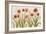 Row of Red Amaryllis Light-Cheri Blum-Framed Premium Giclee Print