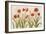 Row of Red Amaryllis Light-Cheri Blum-Framed Premium Giclee Print