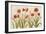 Row of Red Amaryllis Light-Cheri Blum-Framed Premium Giclee Print