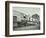 Row of Shops with Advertising Hoardings, Balls Pond Road, Hackney, London, September 1913-null-Framed Photographic Print