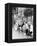 Row of Tennis Players with Rackets-null-Framed Stretched Canvas