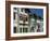 Row of Traditional Buildings in the Village of Ainhoa in the Pyrenees in Aquitaine, France-Michael Busselle-Framed Photographic Print