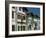 Row of Traditional Buildings in the Village of Ainhoa in the Pyrenees in Aquitaine, France-Michael Busselle-Framed Photographic Print