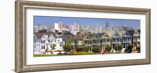 Row of Victorian Houses in San Francisco-Anna Miller-Framed Photographic Print