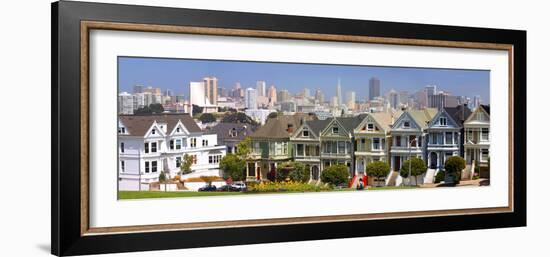 Row of Victorian Houses in San Francisco-Anna Miller-Framed Photographic Print