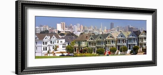 Row of Victorian Houses in San Francisco-Anna Miller-Framed Photographic Print