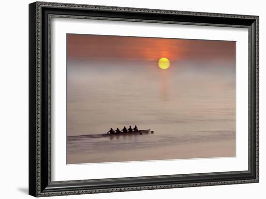 Row,Row,Row Your Boat-Adrian Campfield-Framed Photographic Print