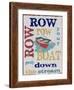 Row Row-Taylor Greene-Framed Art Print