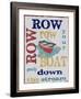 Row Row-Taylor Greene-Framed Art Print