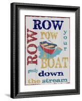 Row Row-Taylor Greene-Framed Art Print
