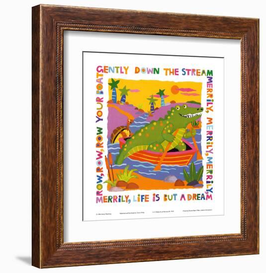 Row Your Boat-Cheryl Piperberg-Framed Art Print