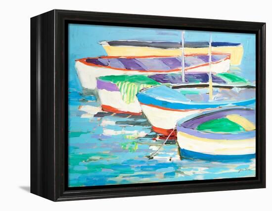 Row Your Boats-Jane Slivka-Framed Stretched Canvas