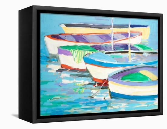Row Your Boats-Jane Slivka-Framed Stretched Canvas