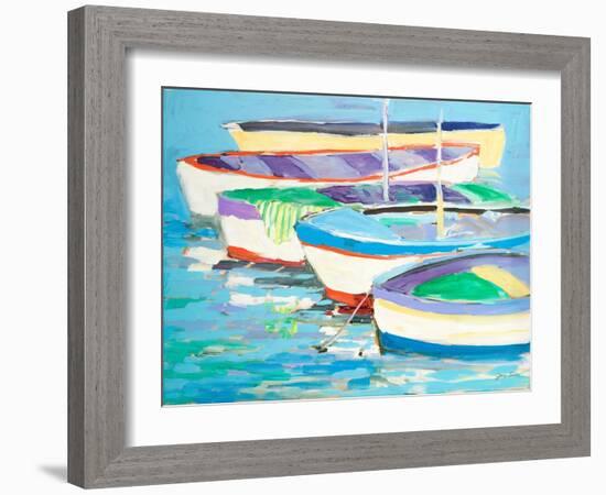 Row Your Boats-Jane Slivka-Framed Art Print