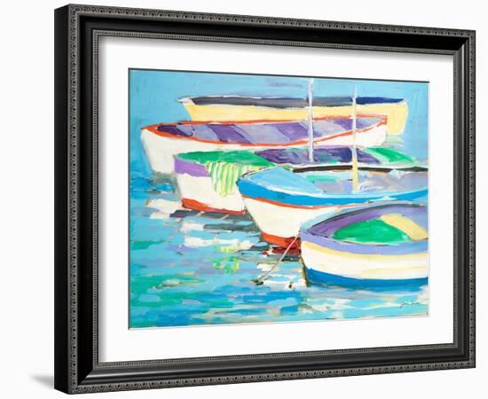 Row Your Boats-Jane Slivka-Framed Art Print