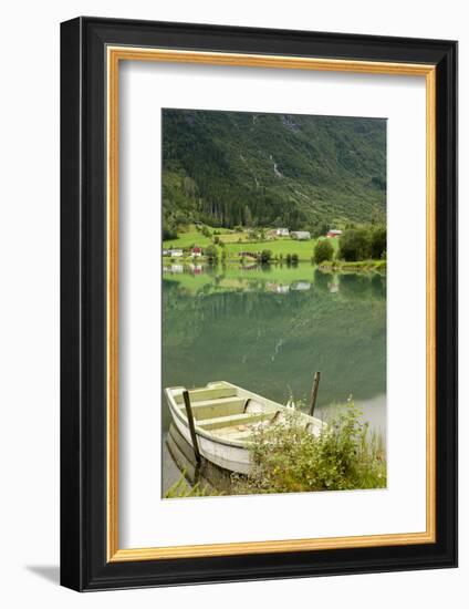 Rowboat. Olden, Norway-Tom Norring-Framed Photographic Print