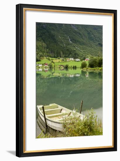 Rowboat. Olden, Norway-Tom Norring-Framed Photographic Print