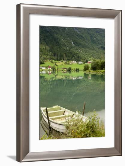 Rowboat. Olden, Norway-Tom Norring-Framed Photographic Print