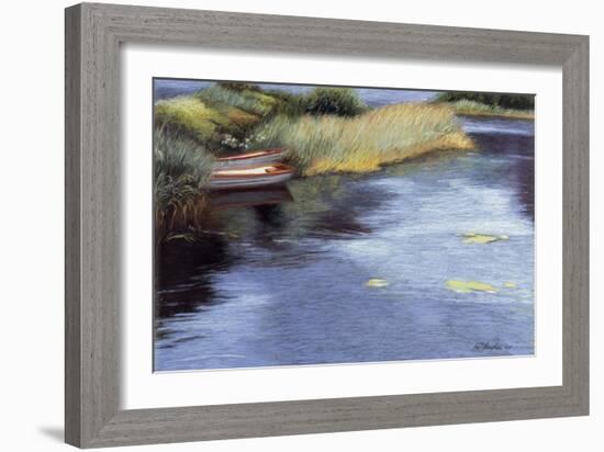 Rowboats in Scotland-Helen J. Vaughn-Framed Giclee Print