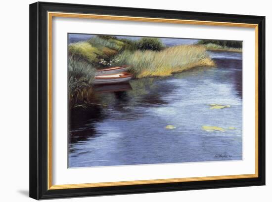 Rowboats in Scotland-Helen J. Vaughn-Framed Giclee Print