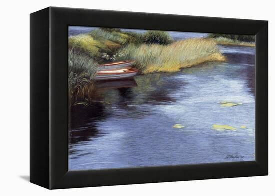 Rowboats in Scotland-Helen J. Vaughn-Framed Premier Image Canvas