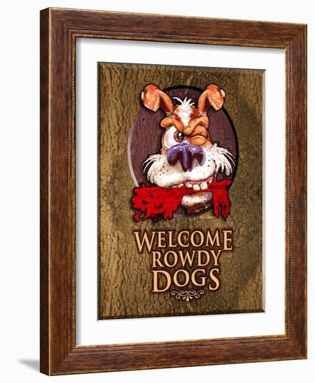 Rowdy Dog-Nate Owens-Framed Giclee Print