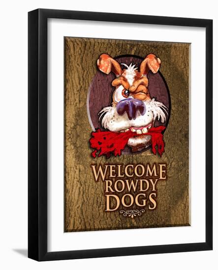 Rowdy Dog-Nate Owens-Framed Giclee Print