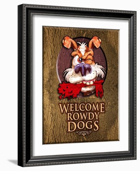 Rowdy Dog-Nate Owens-Framed Giclee Print