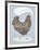 Rowdy Rooster-Clara Wells-Framed Giclee Print