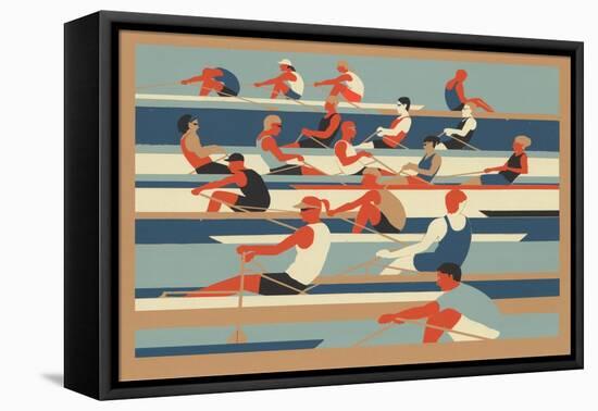 Rowers-Eliza Southwood-Framed Premier Image Canvas