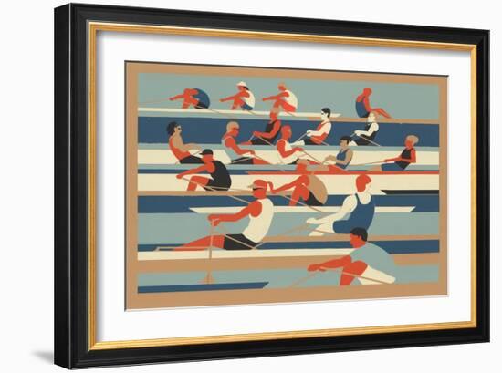 Rowers-Eliza Southwood-Framed Giclee Print