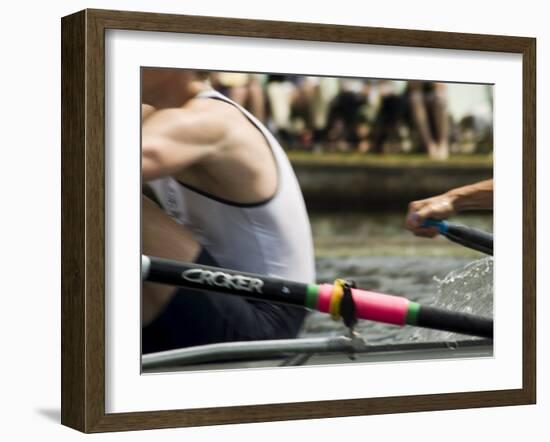 Rowing at the Henley Royal Regatta, Henley on Thames, England, United Kingdom-R H Productions-Framed Photographic Print