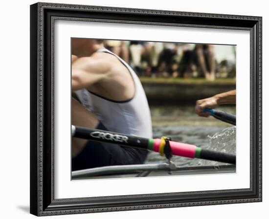 Rowing at the Henley Royal Regatta, Henley on Thames, England, United Kingdom-R H Productions-Framed Photographic Print