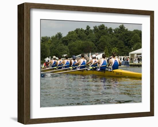 Rowing at the Henley Royal Regatta, Henley on Thames, England, United Kingdom-R H Productions-Framed Photographic Print