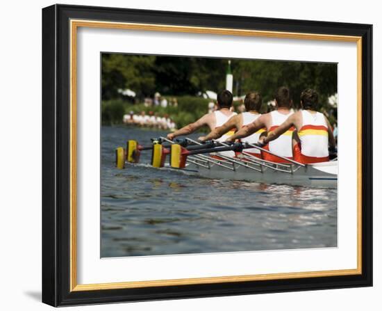 Rowing at the Henley Royal Regatta, Henley on Thames, England, United Kingdom-R H Productions-Framed Photographic Print