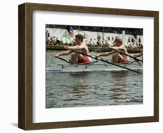 Rowing at the Henley Royal Regatta, Henley on Thames, England, United Kingdom-R H Productions-Framed Photographic Print