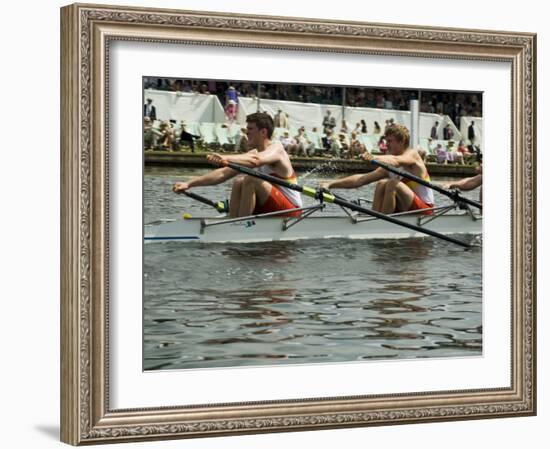 Rowing at the Henley Royal Regatta, Henley on Thames, England, United Kingdom-R H Productions-Framed Photographic Print