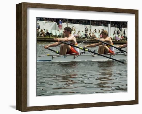 Rowing at the Henley Royal Regatta, Henley on Thames, England, United Kingdom-R H Productions-Framed Photographic Print