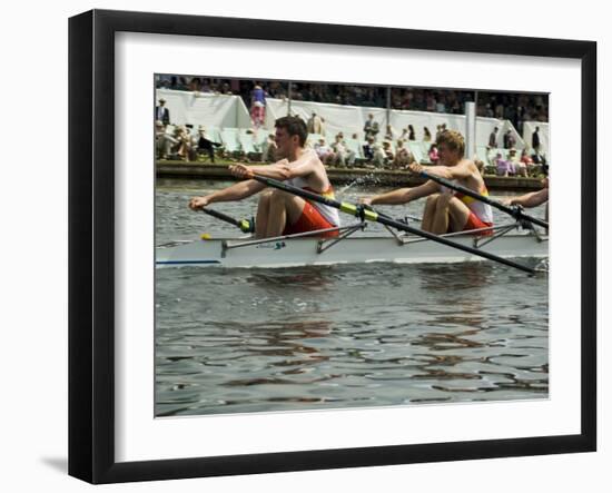 Rowing at the Henley Royal Regatta, Henley on Thames, England, United Kingdom-R H Productions-Framed Photographic Print